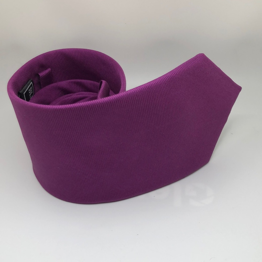 Bijoux Terner Purple Silk Tie. Purple is powerful, especially in men’s attire.